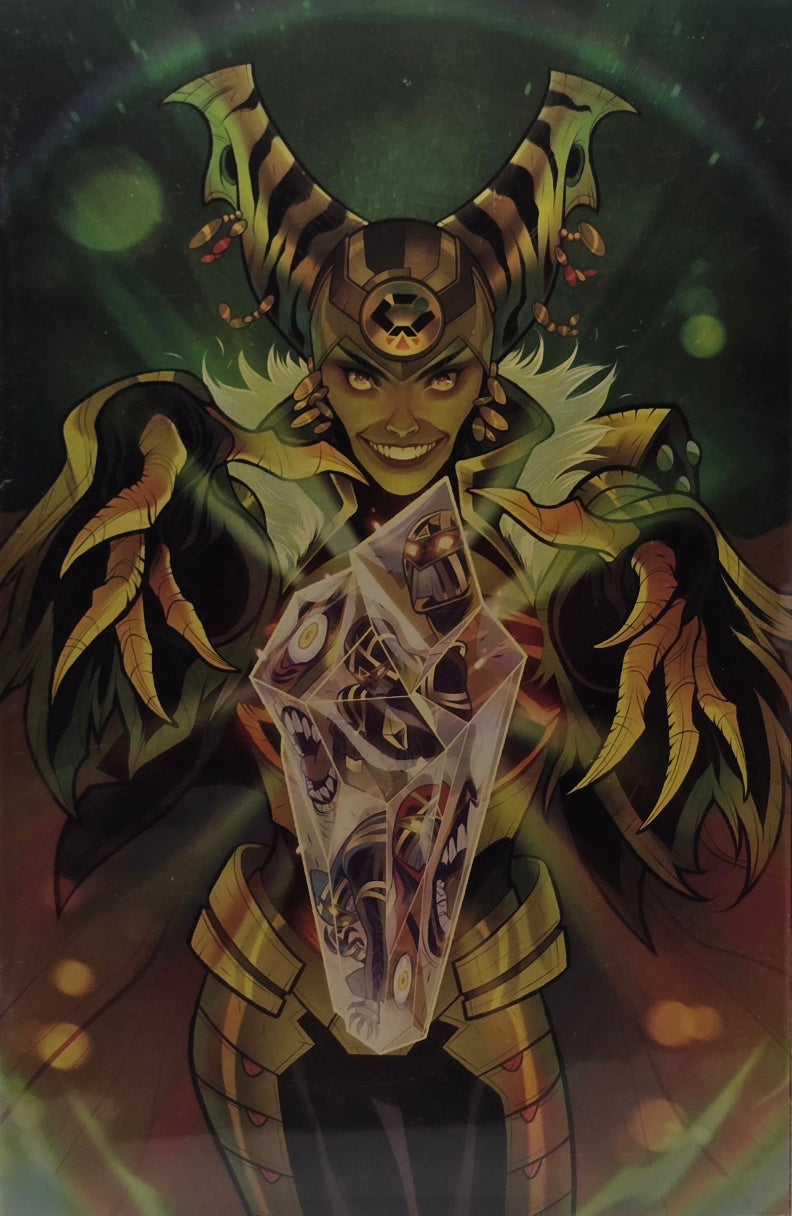 Mighty Morphin Power Rangers #101 — Virgin Variant Cover (BOOM! Studios) — Mistress Vile
