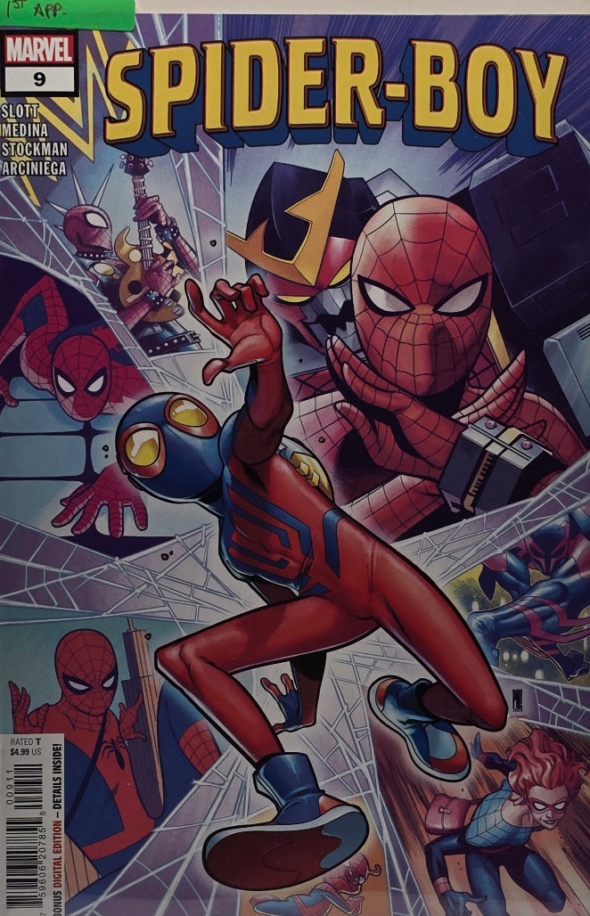 Spider-Boy #9 — 1st Appearance! (Marvel, 2024) — Slott, Medina, Stockman & Arciniega
