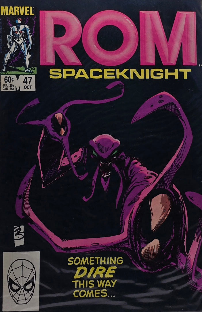 ROM Spaceknight #47 (Marvel Comics, October) — Something Dire This Way Comes...