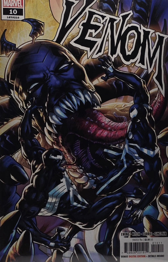 Venom #10 — Main Cover (LGY #210 — Ewing / Hitch / Currie / Sinclair — Marvel)