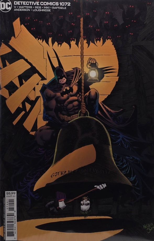 Detective Comics #1072 — Kelley Jones Variant Cover (Watters / Reis / Miki / Anderson / Loughridge — DC Comics)