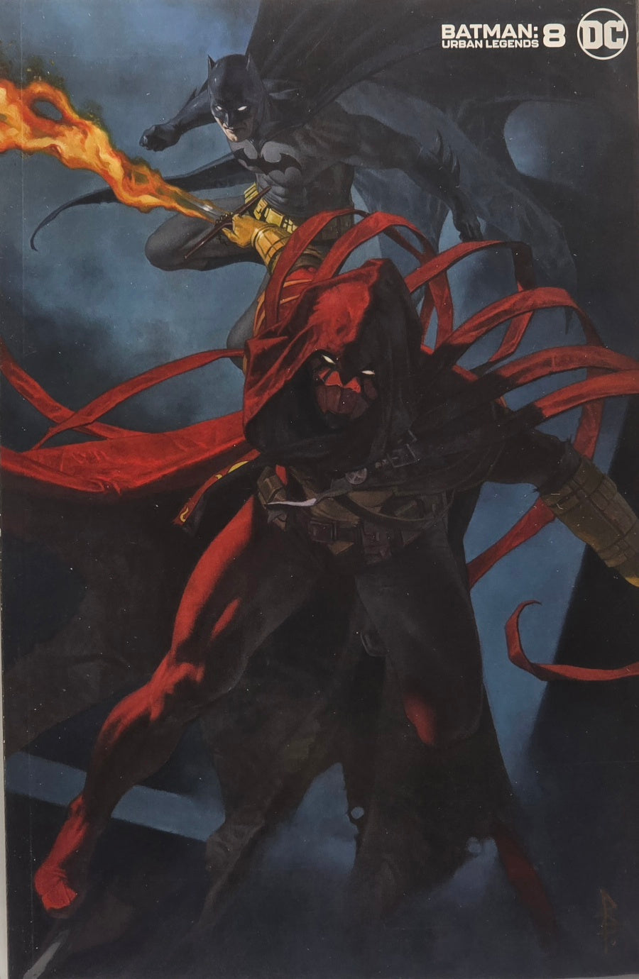 Batman: Urban Legends #8 (Batman vs Red Hood Painted Variant)
