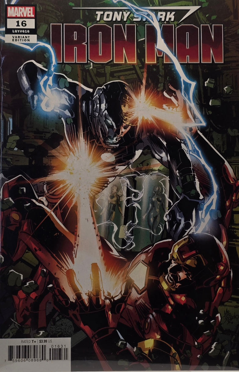 Tony Stark: Iron Man #16 Variant Edition (Marvel Comics) — The Ultron Agenda Part 1 — Slott, Zub & Schiti