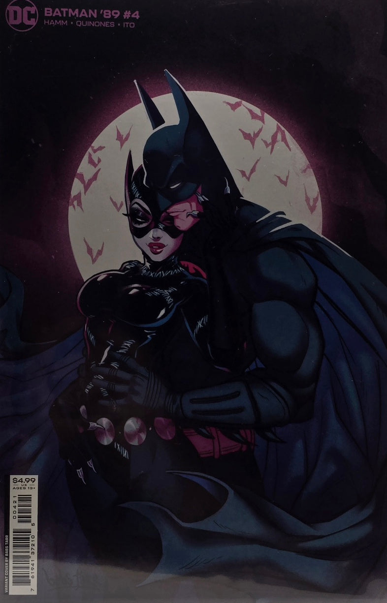 Batman '89 #4 (DC) — Variant Edition — Hamm / Quinones / Ito — Batgirl & Cat Cover