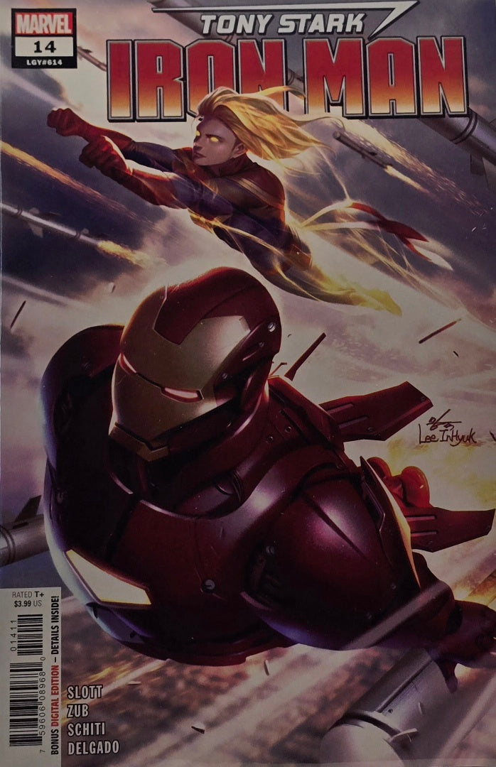 Tony Stark: Iron Man #14 (Marvel Comics) — Slott, Zub, Schiti & Delgado — Lee InHyuk Cover
