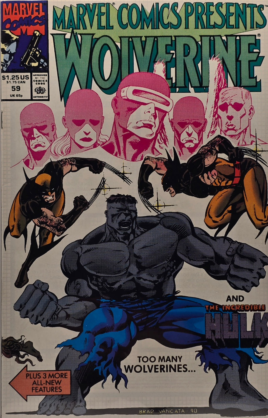 Marvel Comics Presents #59 — Wolverine & The Incredible Hulk: Too Many Wolverines... (1990)