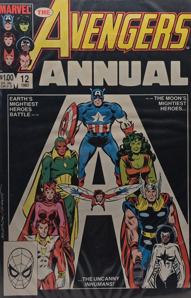 The Avengers Annual #12 — Avengers vs. Inhumans — Direct Edition (Marvel, 1983)