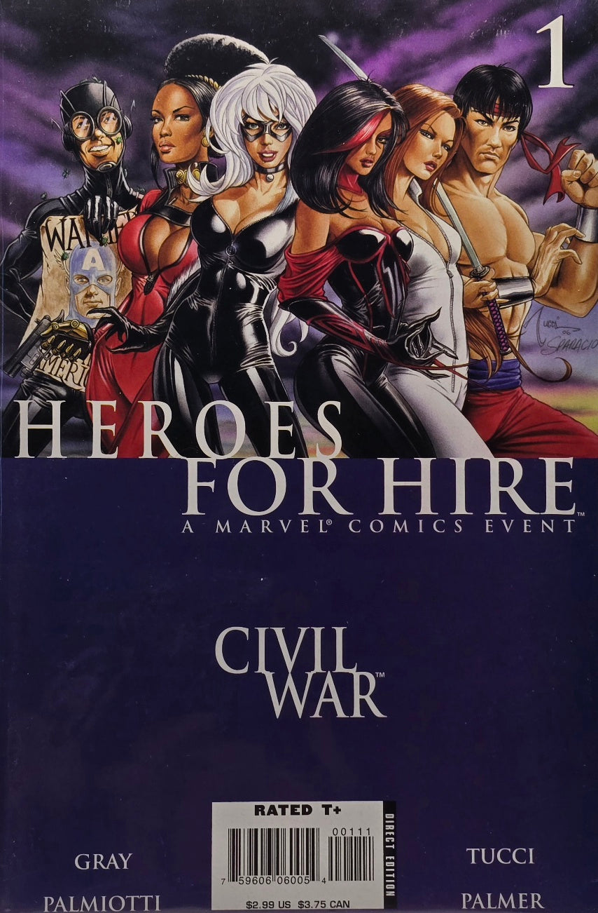Heroes for Hire #1 — Civil War (Marvel Comics) — Gray, Palmiotti, Tucci & Palmer