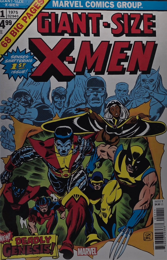 Giant-Size X-Men #1 Facsimile Edition — "Deadly Genesis!" (Marvel, 1975)