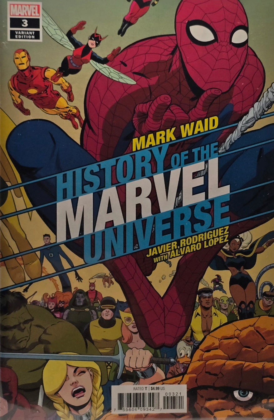 History of the Marvel Universe #3 (Marvel) — Variant Edition — Mark Waid / Javier Rodriguez / Alvaro Lopez
