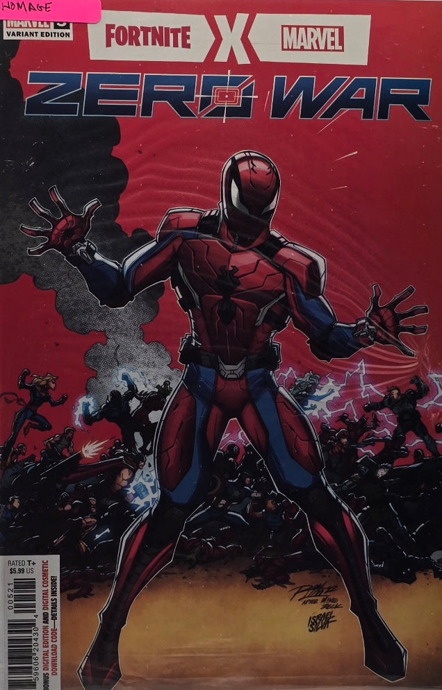 Fortnite X Marvel: Zero War #3 — Homage Variant Edition (Marvel, 2022) — Armoured Spider-Man