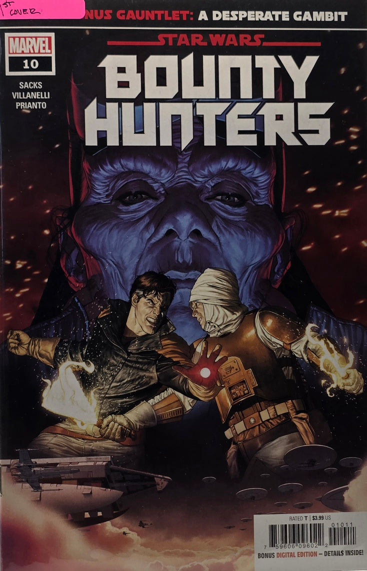 Star Wars: Bounty Hunters #10 (Marvel Comics) — Hutt Gauntlet: A Desperate Gambit — Sacks, Villanelli & Prianto