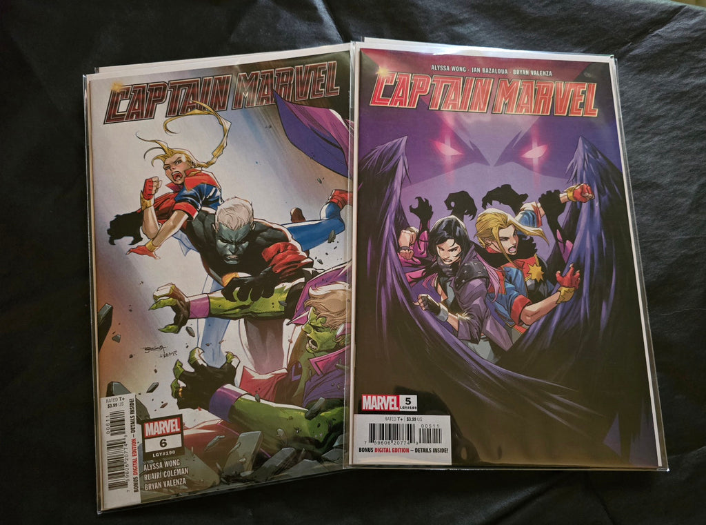 Captain Marvel Comic Lot (4 Comics)