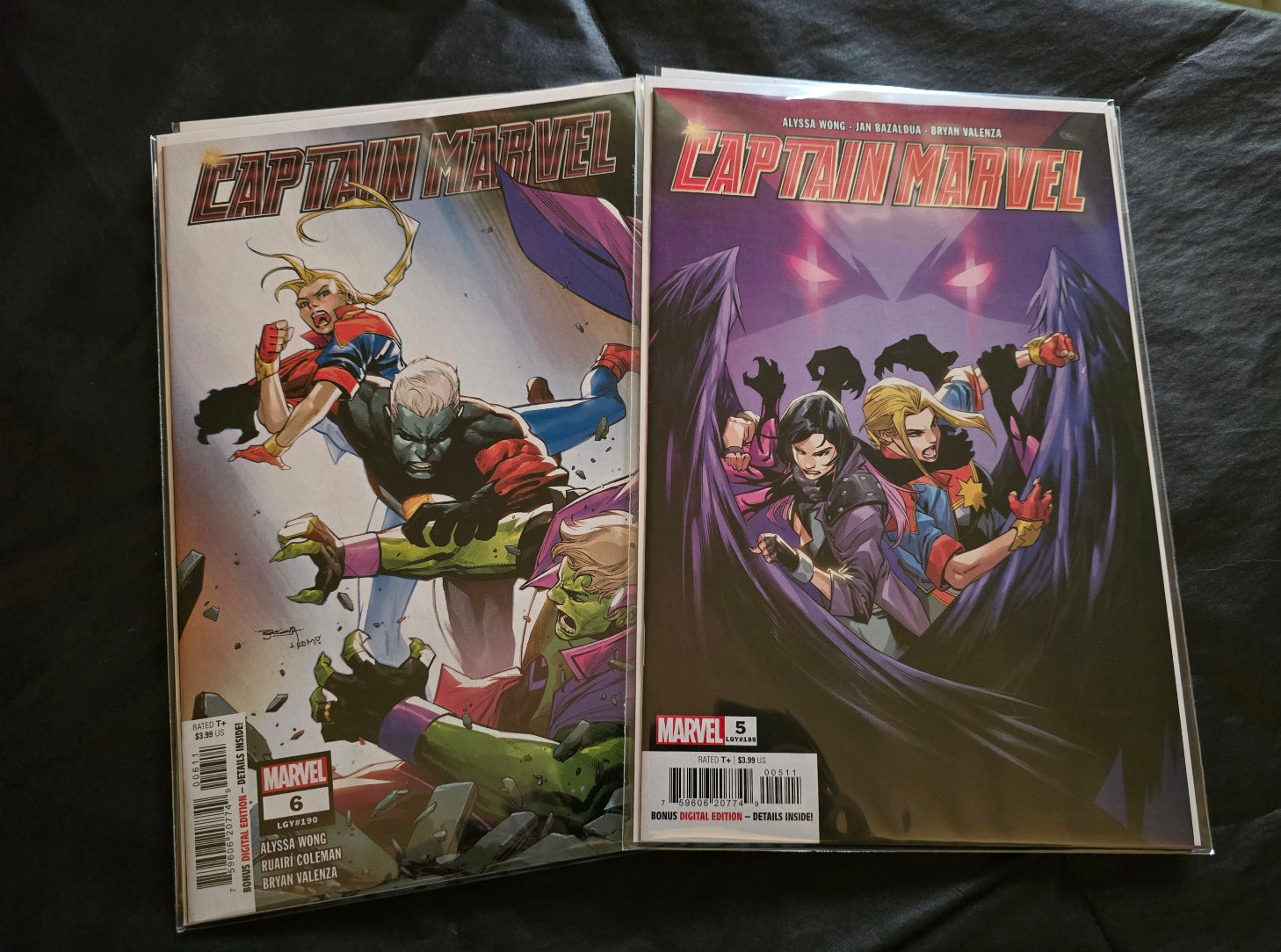 Captain Marvel Comic Lot (4 Comics)
