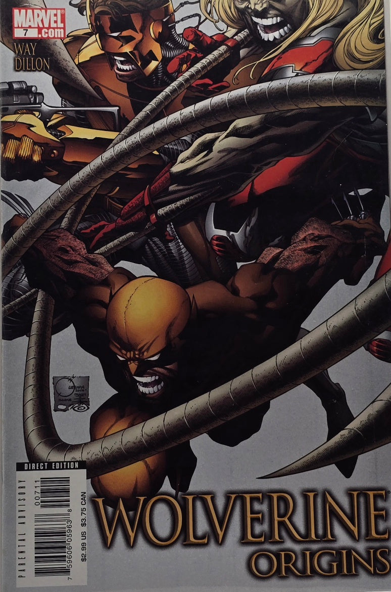 Wolverine Origins #8 Variant Edition Marvel Comics cover — Way & Dillon