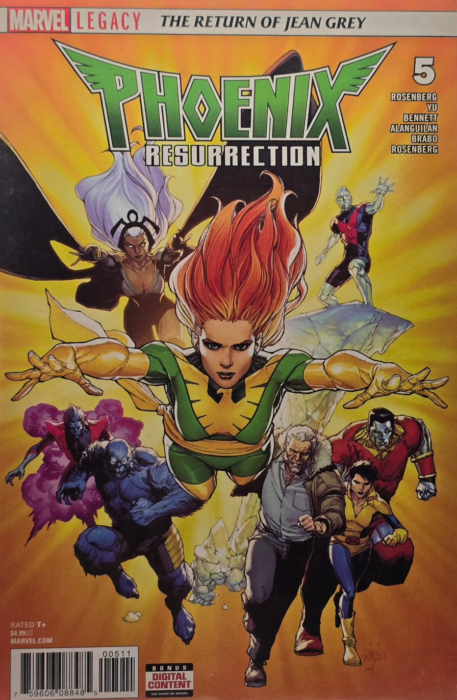 Phoenix Resurrection: The Return of Jean Grey #5 (Marvel Legacy) — Rosenberg, Yu, Bennett, Alanguilan & Brabo — Series Finale