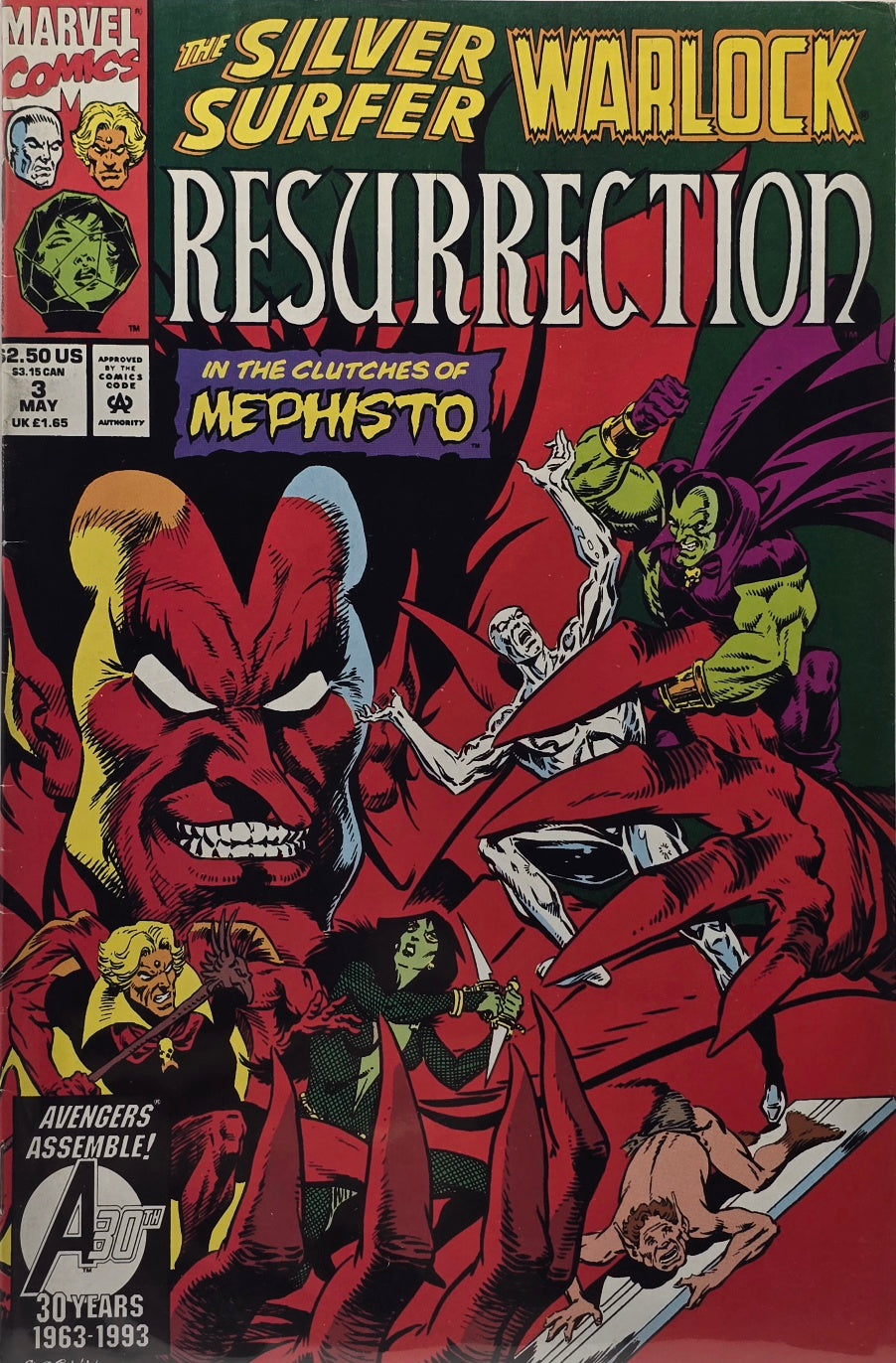 Silver Surfer/Warlock: Resurrection #3 — In the Clutches of Mephisto! (May 1993)