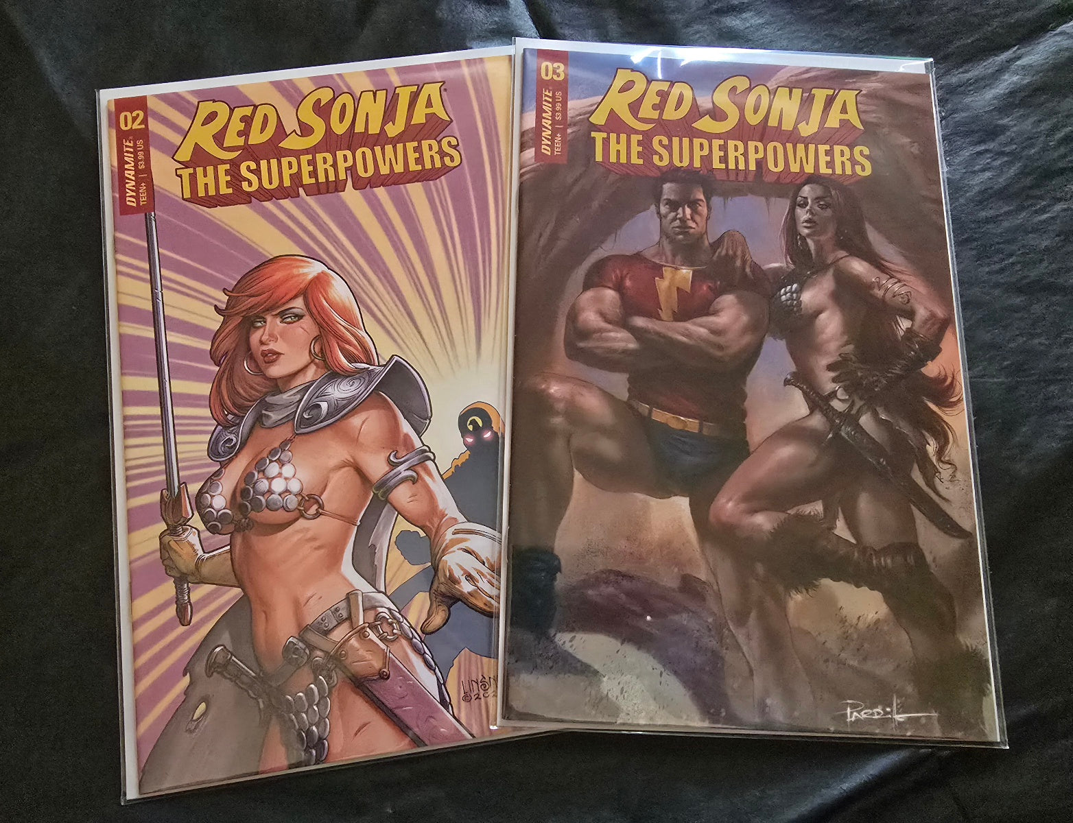 Red Sonja: The Superpowers Comic Lot (4 Comics)