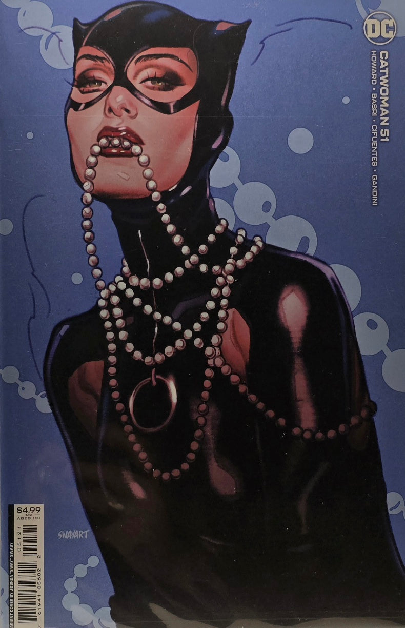 Catwoman #51 — Variant Cover (DC Comics) — Howard, Basri, Cifuentes & Gandini — Swaby Variant