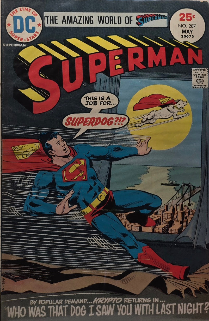 Superman #287 (DC Comics) — Krypto & Superdog Return!