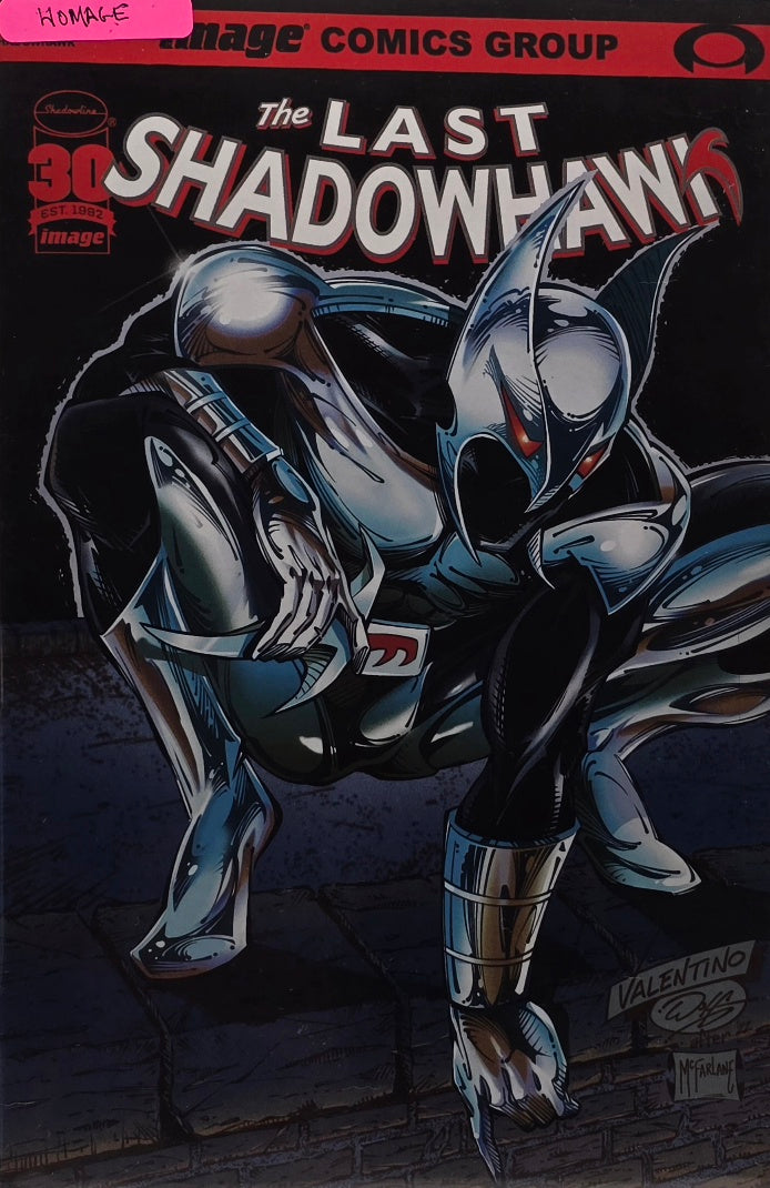 The Last Shadowhawk — Homage Cover — Signed by Valentino (Image Comics 30th Anniversary)