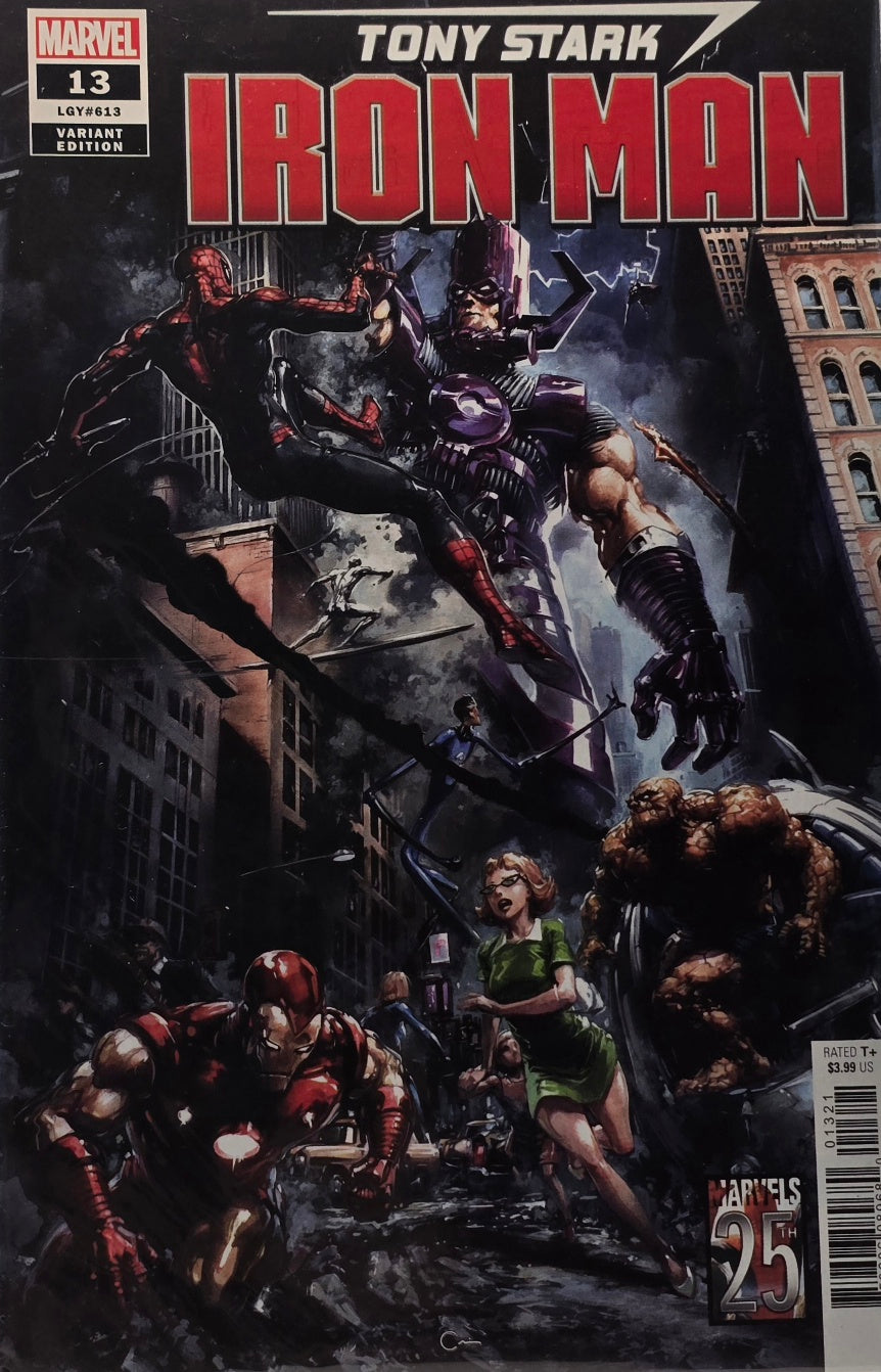 Tony Stark: Iron Man #13 (LGY #613) — Marvels 25th Anniversary Variant Edition (Marvel Comics)