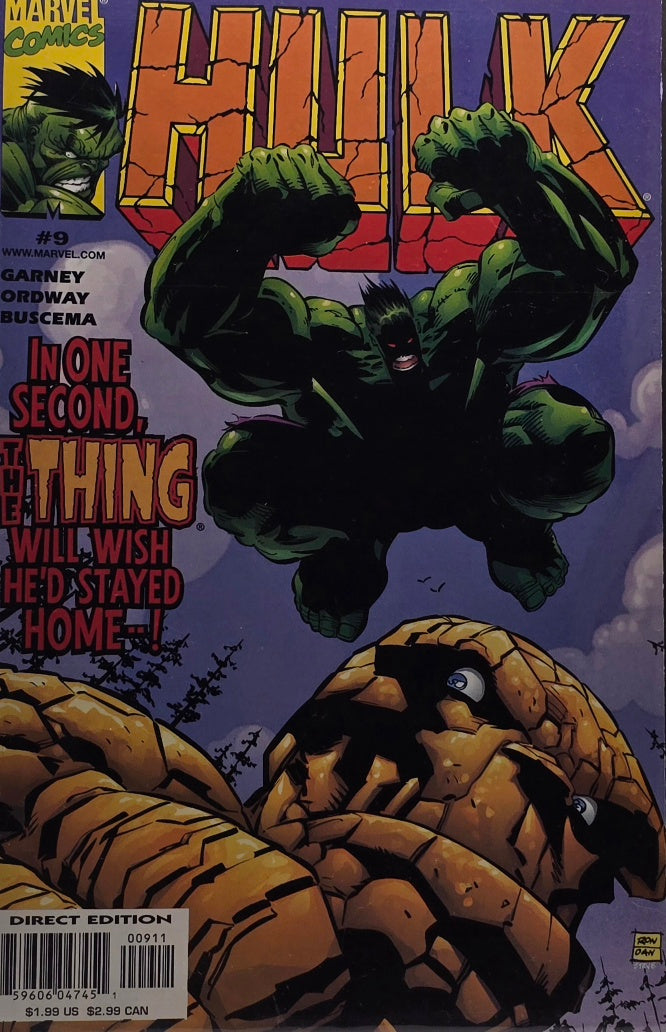 Hulk #9 — Hulk vs. The Thing! (Marvel, 1999 — Garney / Ordway / Buscema)