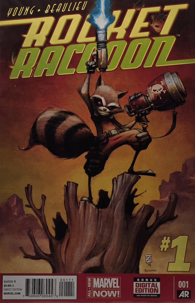 Rocket Raccoon #1 — All-New Marvel NOW! (Marvel, 2014) — Skottie Young & Jean-François Beaulieu