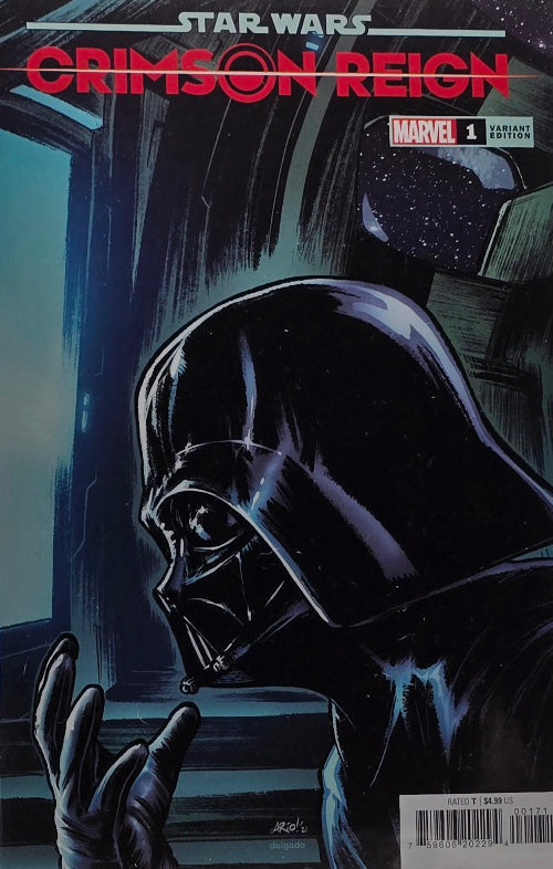 Star Wars: Crimson Reign #1 — Variant Edition — Darth Vader Profile Cover (Ariols/Delgado — Marvel)