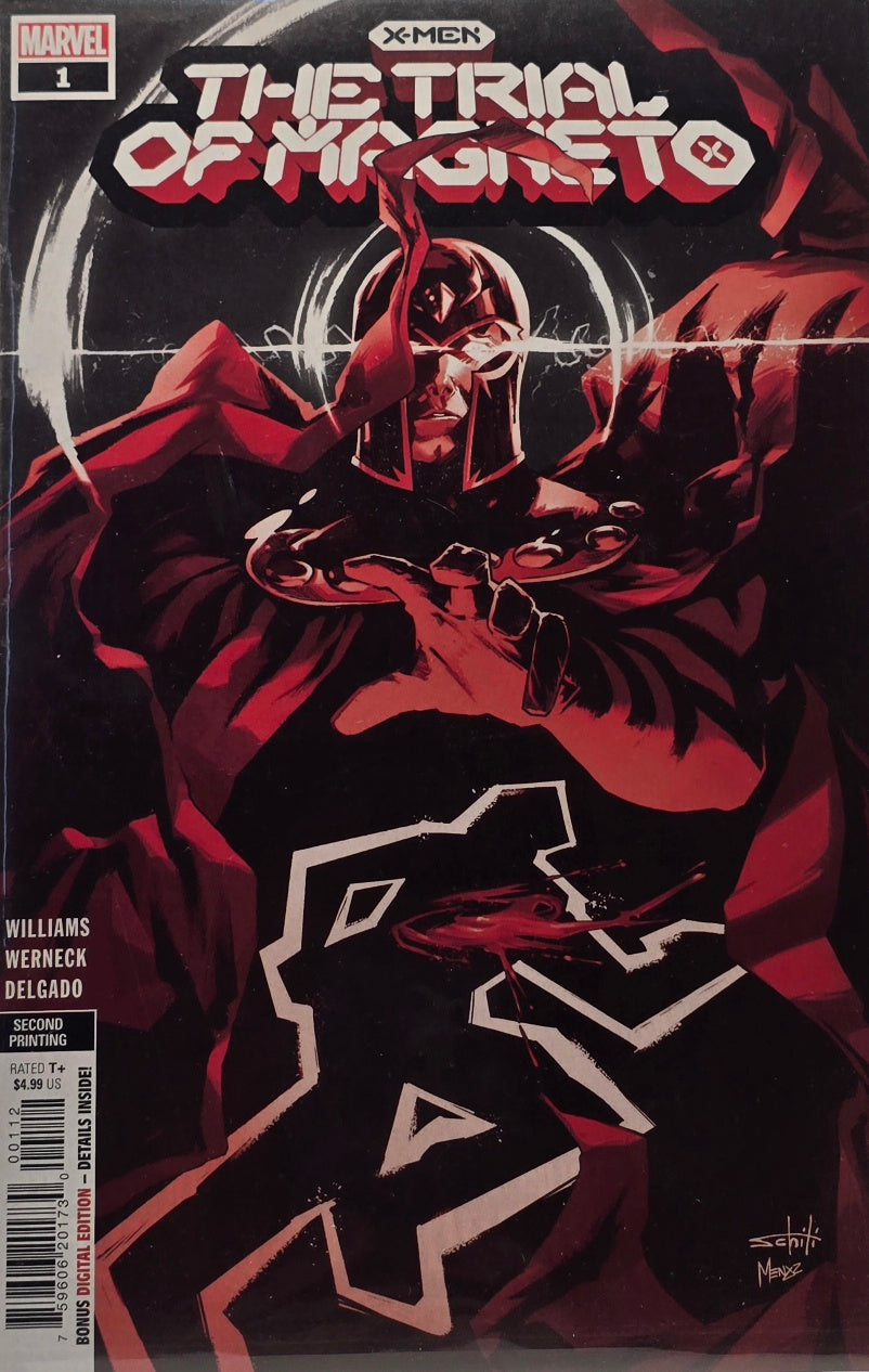 X-Men: The Trial of Magneto #1 (Marvel Comics, 2021) — Second Printing — Williams, Werneck & Delgado