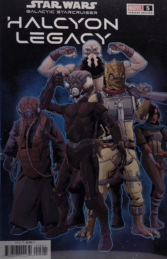 Star Wars: Galactic Starcruiser — Halcyon Legacy #5 — Variant Edition — Bounty Hunters Cover (Marvel)