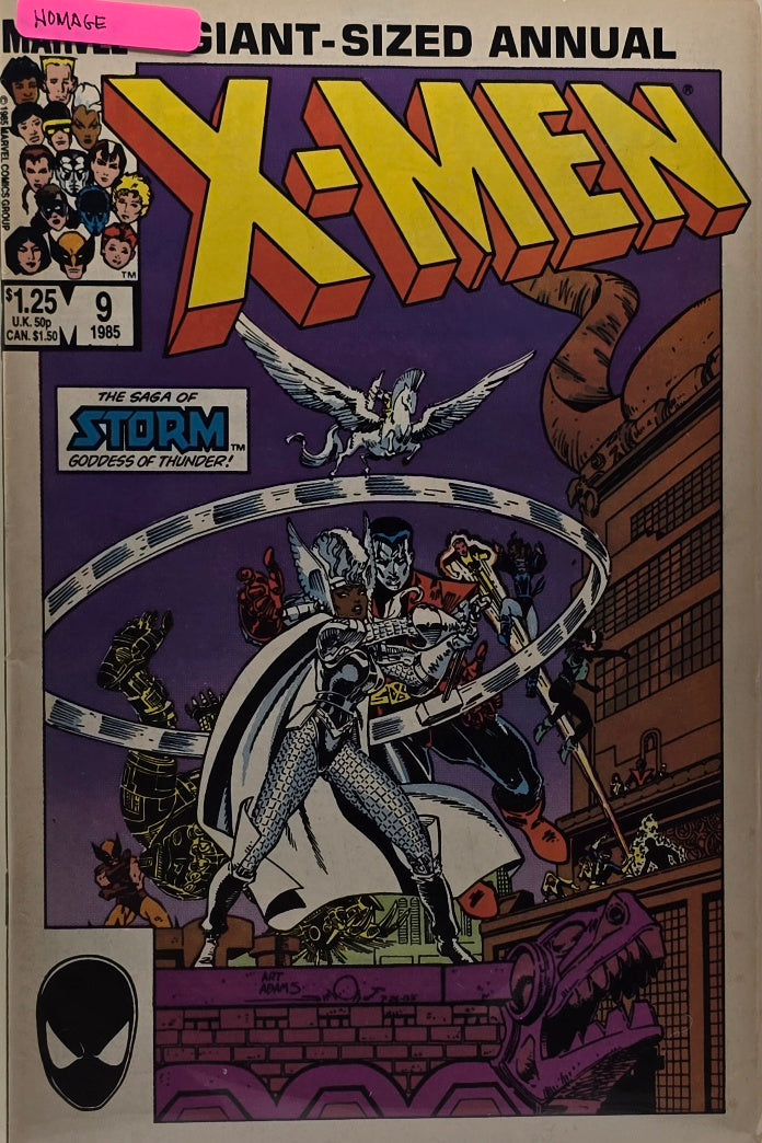 X-Men Giant-Size Annual #9 — "The Saga of Storm, Goddess of Thunder!" (Marvel Comics Group, 1985)