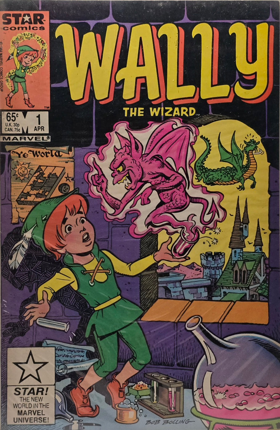Wally the Wizard #1 (Star Comics / Marvel, April 1985) — Bob Bolling — 1st Issue