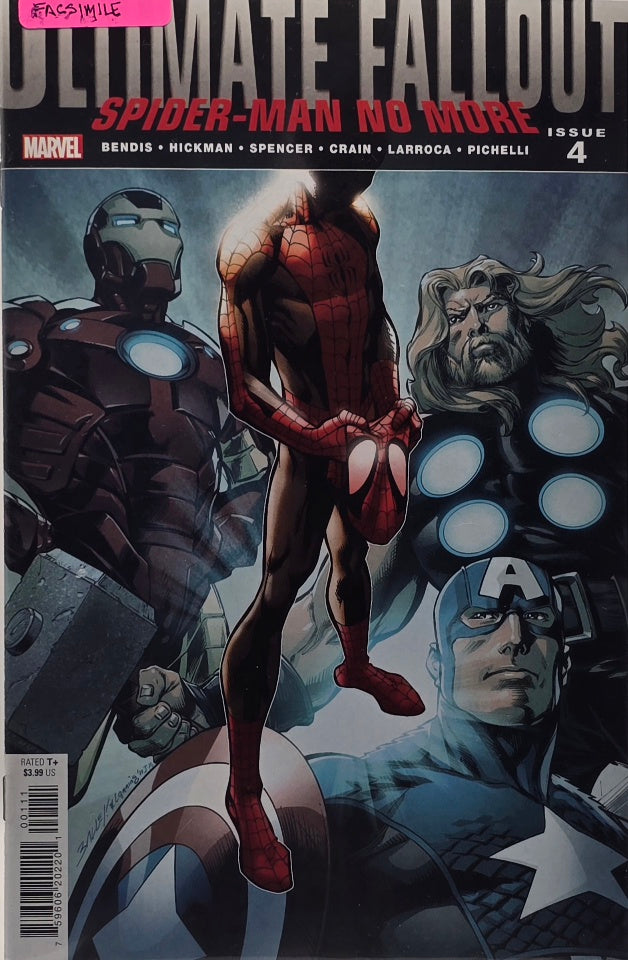 Ultimate Fallout #4 Facsimile Edition — "Spider-Man No More" — 1st Appearance of Miles Morales! (Marvel)