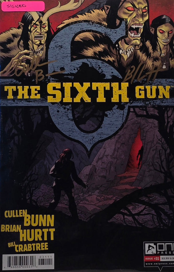 The Sixth Gun #31 — Signed by Cullen Bunn, Brian Hurtt & Bill Crabtree (Oni Press)