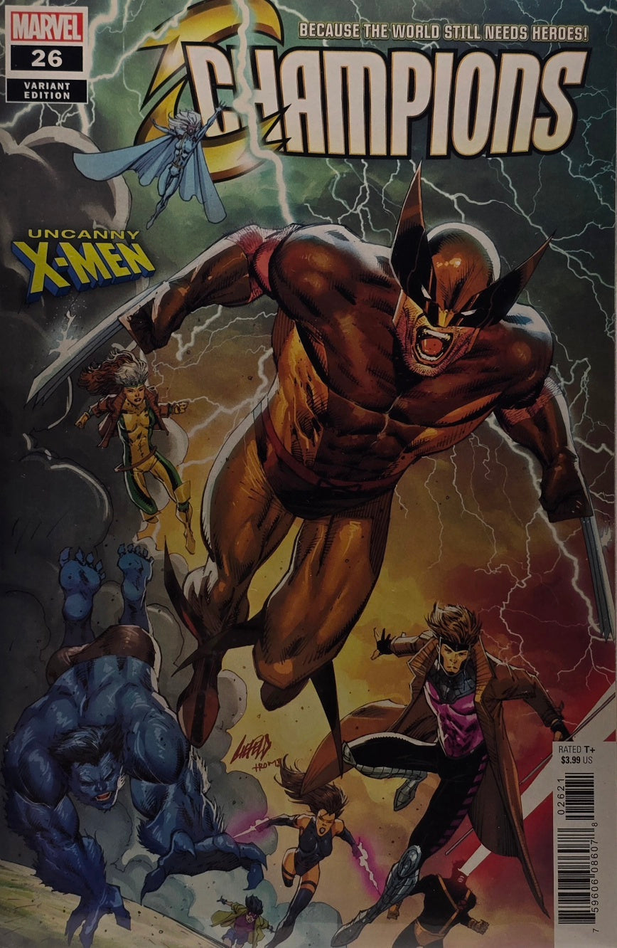 Champions #26 (Marvel) — Variant Edition — Uncanny X-Men Variant — Liefeld / Hudson — Wolverine