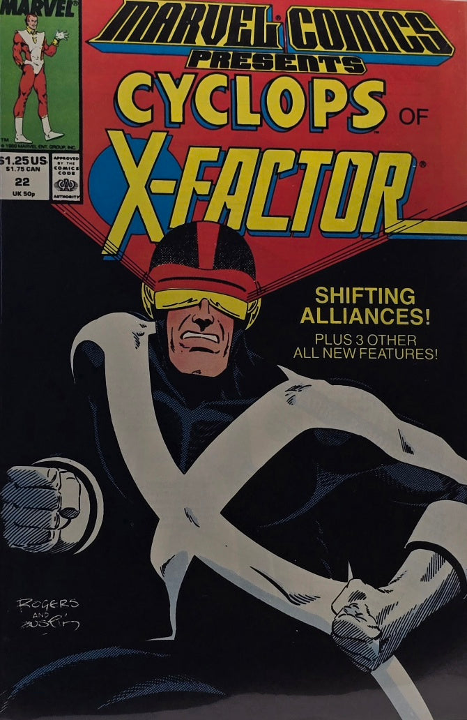 Marvel Comics Presents #22 — Cyclops of X-Factor (Marvel, 1989) — Rogers & Austin — Shifting Alliances!