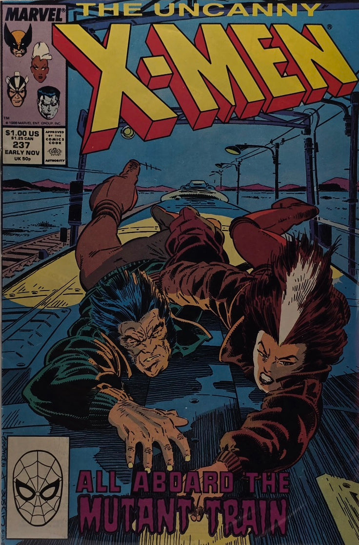 The Uncanny X-Men #237 (Marvel Comics, 1988) - "All Aboard the Mutant Train"