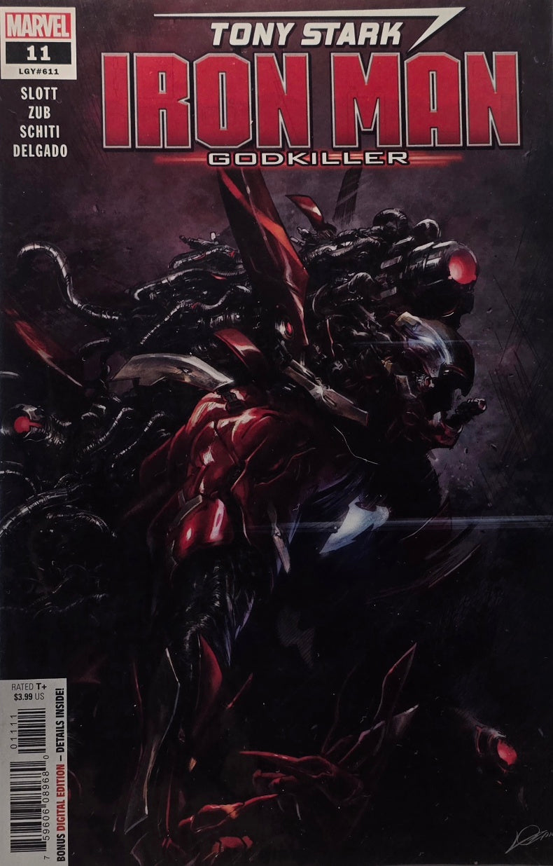 Tony Stark: Iron Man #11 (LGY #611) — "Godkiller" — Slott, Zub, Schiti & Delgado (Marvel Comics)