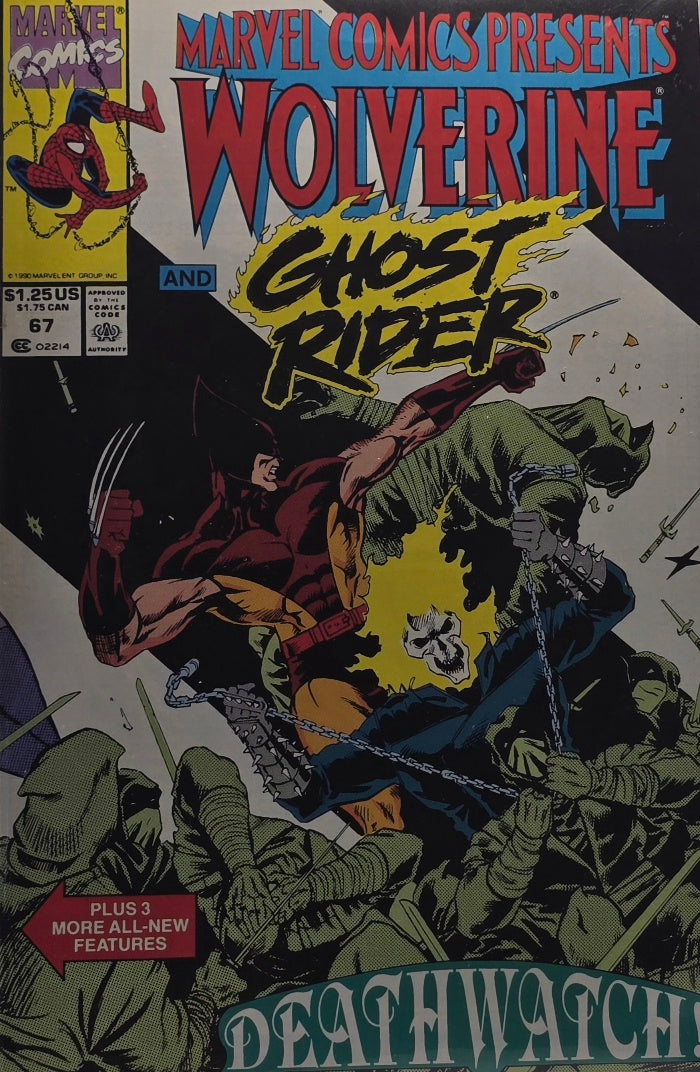 Marvel Comics Presents #67 — Wolverine & Ghost Rider: Deathwatch! (Marvel, 1991)