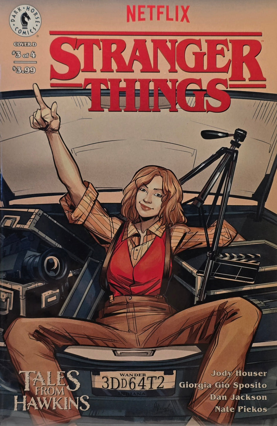 Stranger Things Tales from Hawkins issue 3 of 4 Cover D with film camera