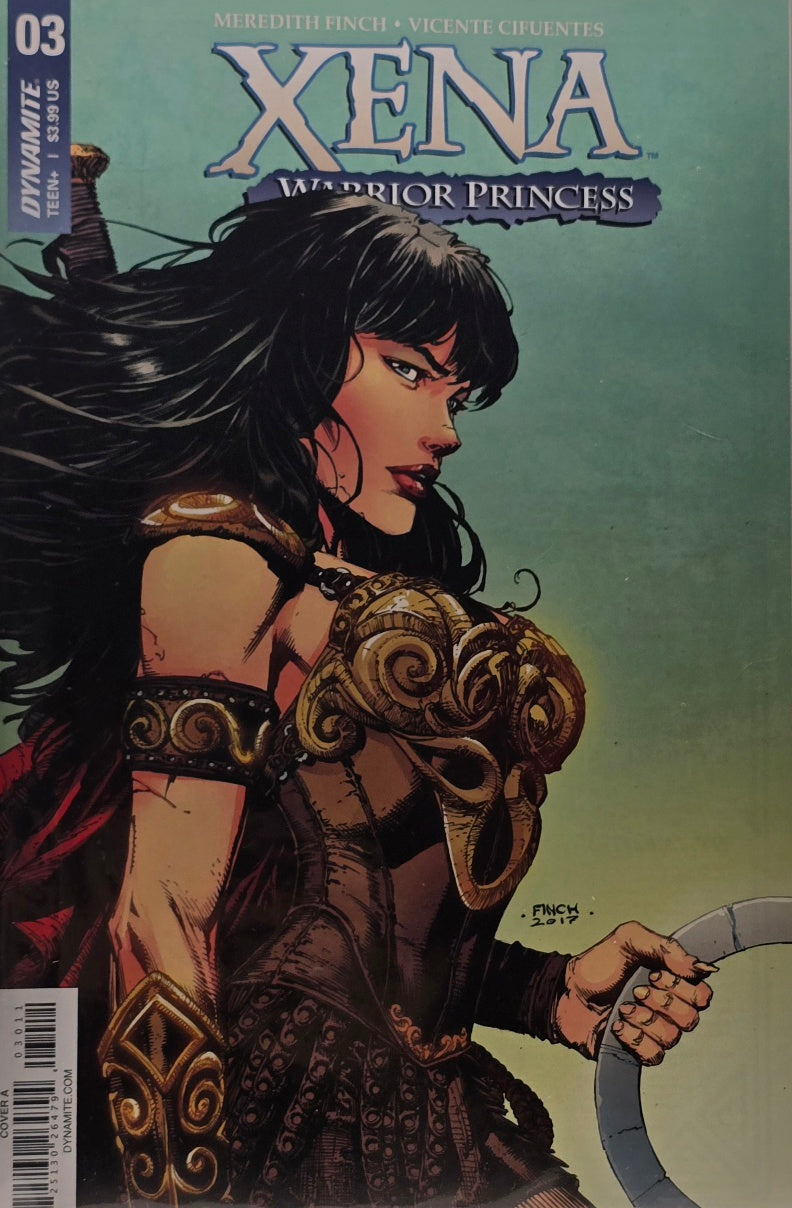 Xena: Warrior Princess #3 — Cover A (Dynamite, 2017) — Meredith Finch & Vicente Cifuentes