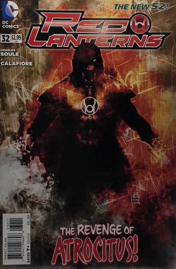 Red Lanterns #32 — "The Revenge of Atrocitus!" (DC Comics, New 52, August 2014) — Soule & Calafiore
