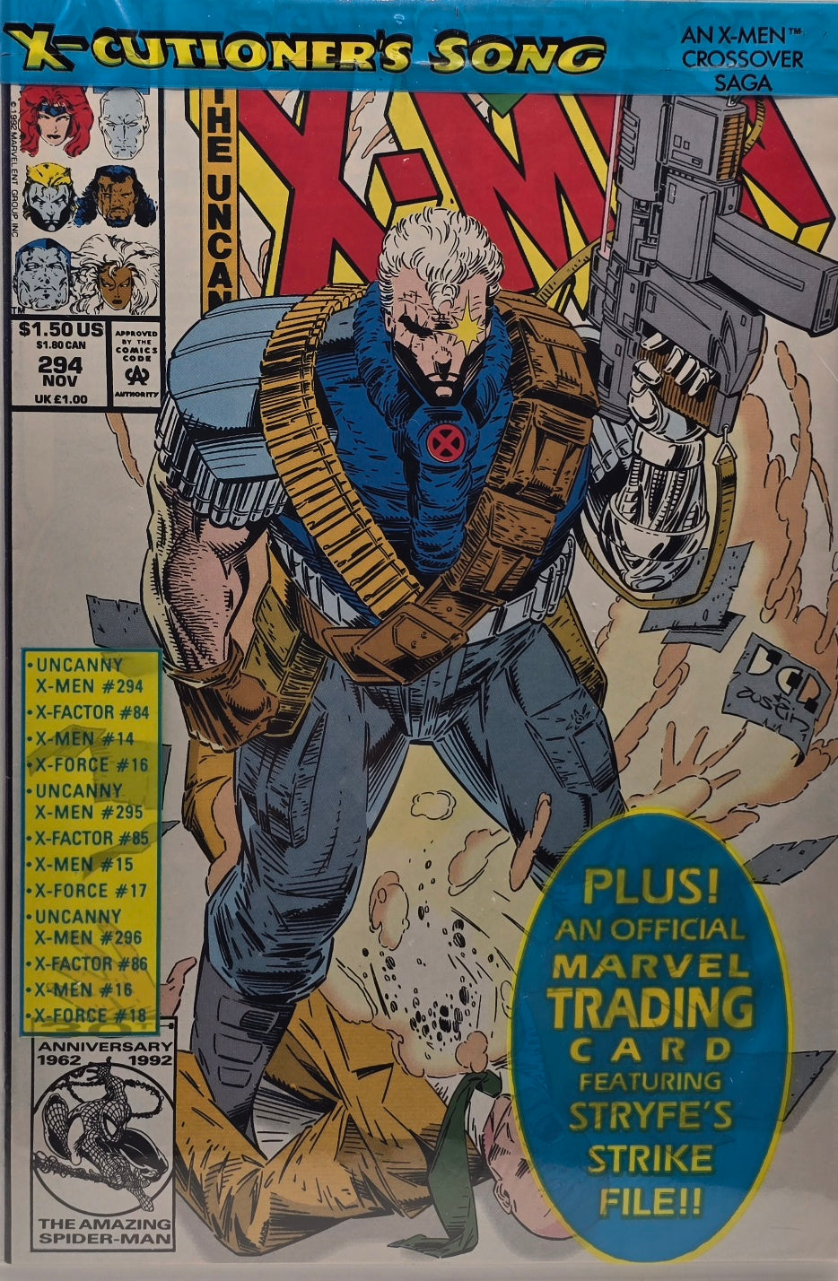 The Uncanny X-Men #294 — X-Cutioner's Song Part 3 (November 1992)