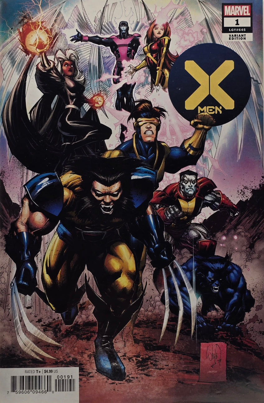 X-Men #1 (Variant Edition - X-Men Team Cover, Legacy #645)