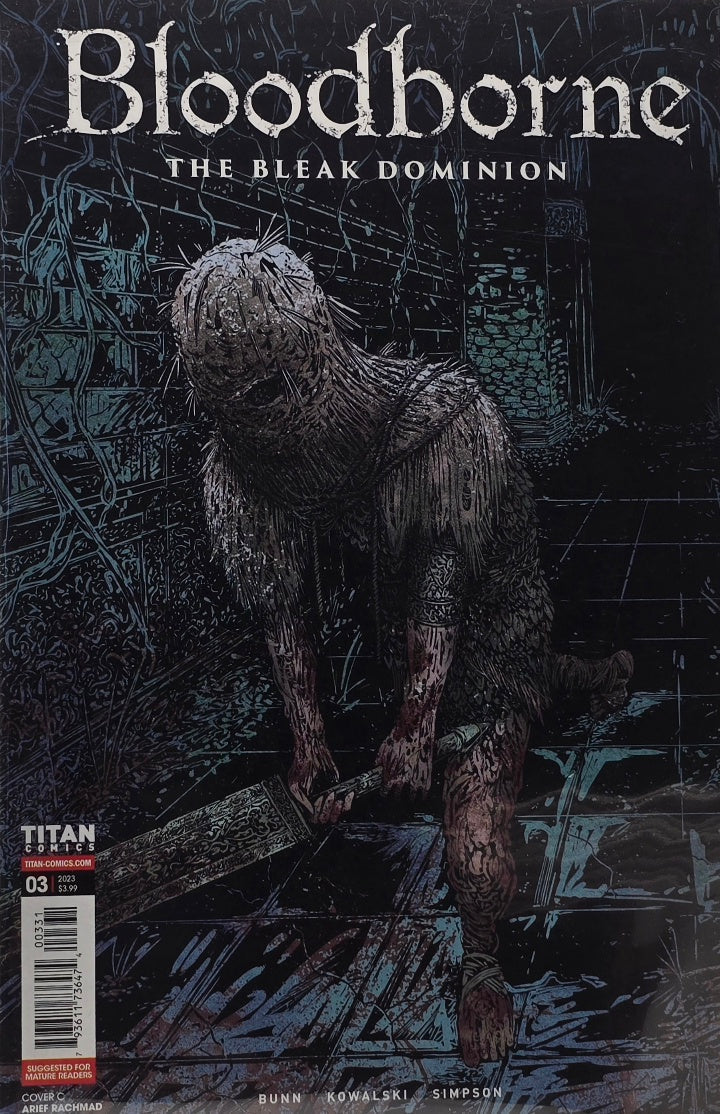 Bloodborne: The Bleak Dominion #3 — Cover C (Arief Rachmad) — Bunn / Kowalski / Simpson (Titan Comics)