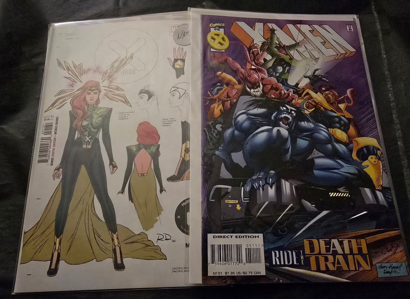 X-Men Comics Lot – Cyclops Variant, X-Men #1, Hellfire Gala Design Variant & X-Men #51