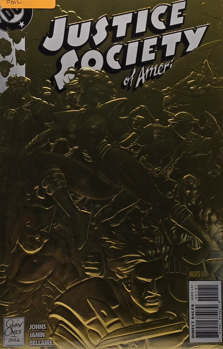 Justice Society of America #1 — Foil Cover Edition (DC Comics, 2022) — Johns, Janin & Bellaire
