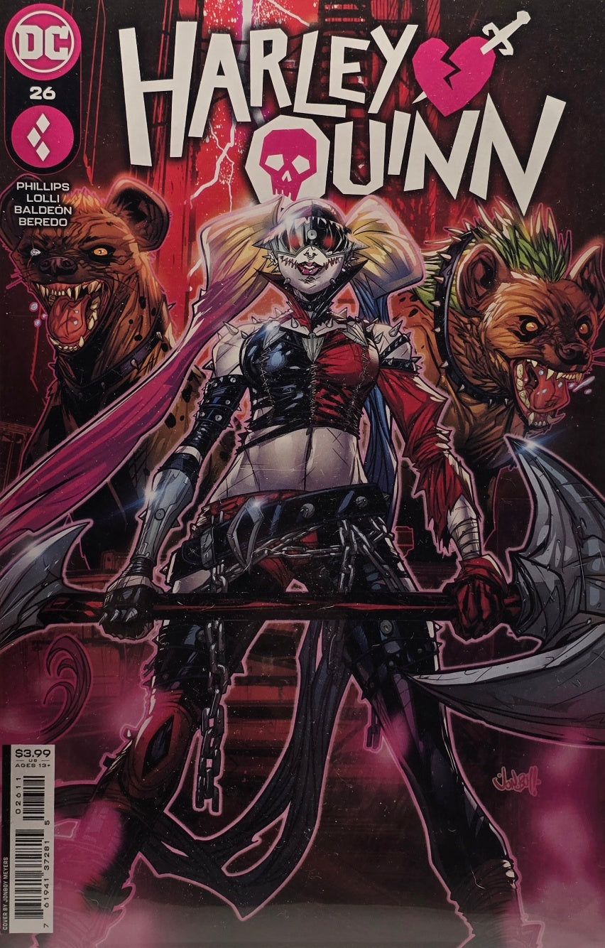 Harley Quinn #26 (DC Comics) — Main Cover — Jonboy Meyers — Phillips / Lolli / Baldeon / Beredo