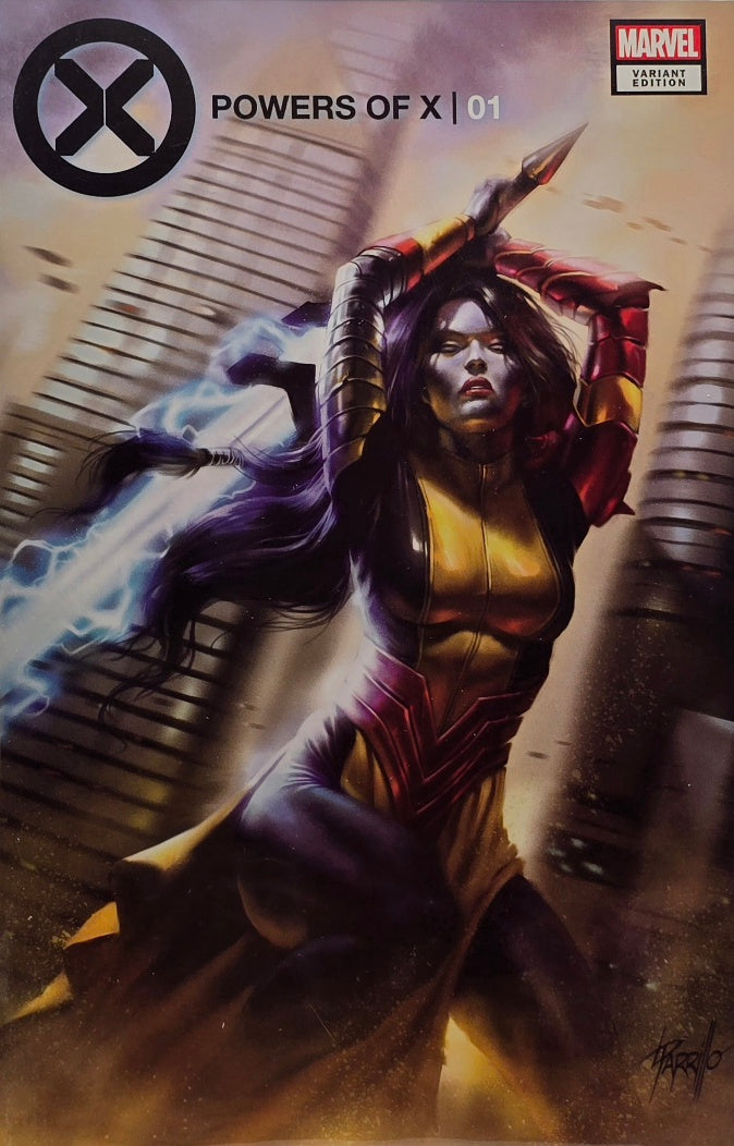 Powers of X #1 — Variant Edition (Psylocke — Parrillo Cover — Hickman / Silva)